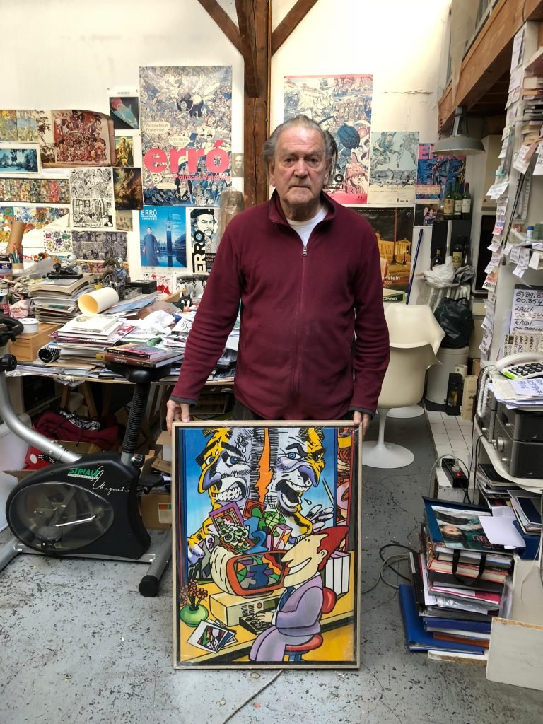 ERRÓ's studio
