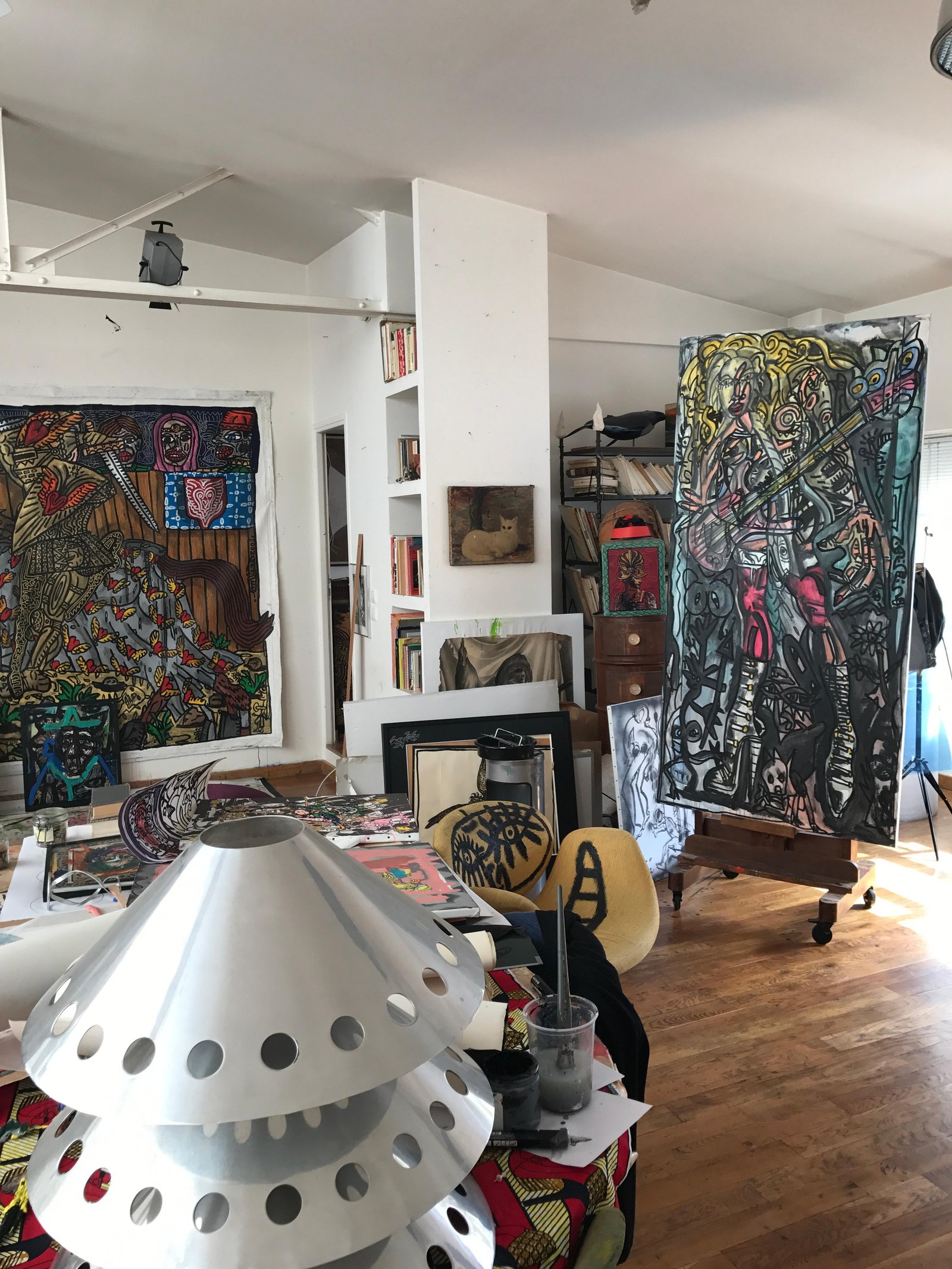 Robert Combas's studio