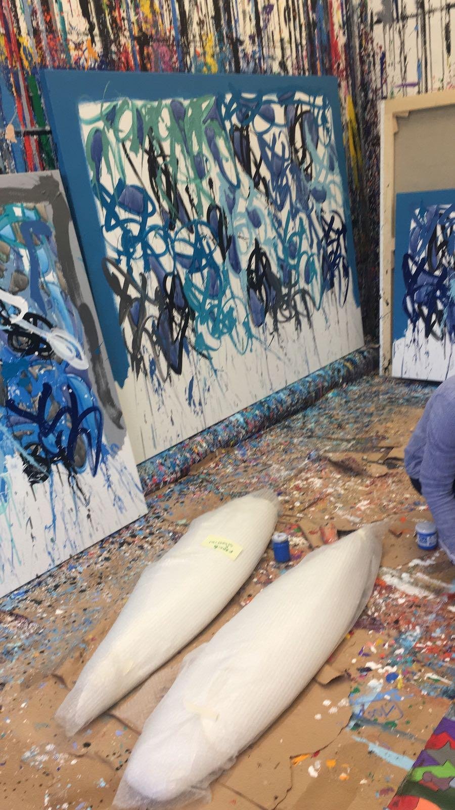 JonOne's studio