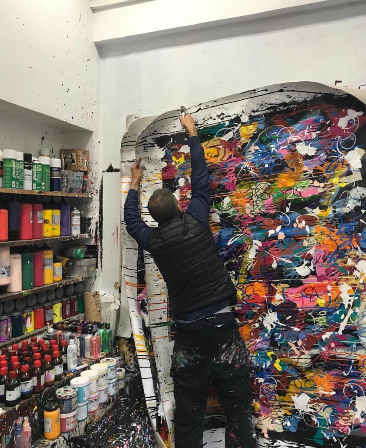 JonOne's studio