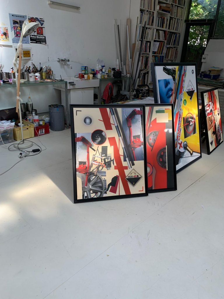 Peter Klasen's studio
