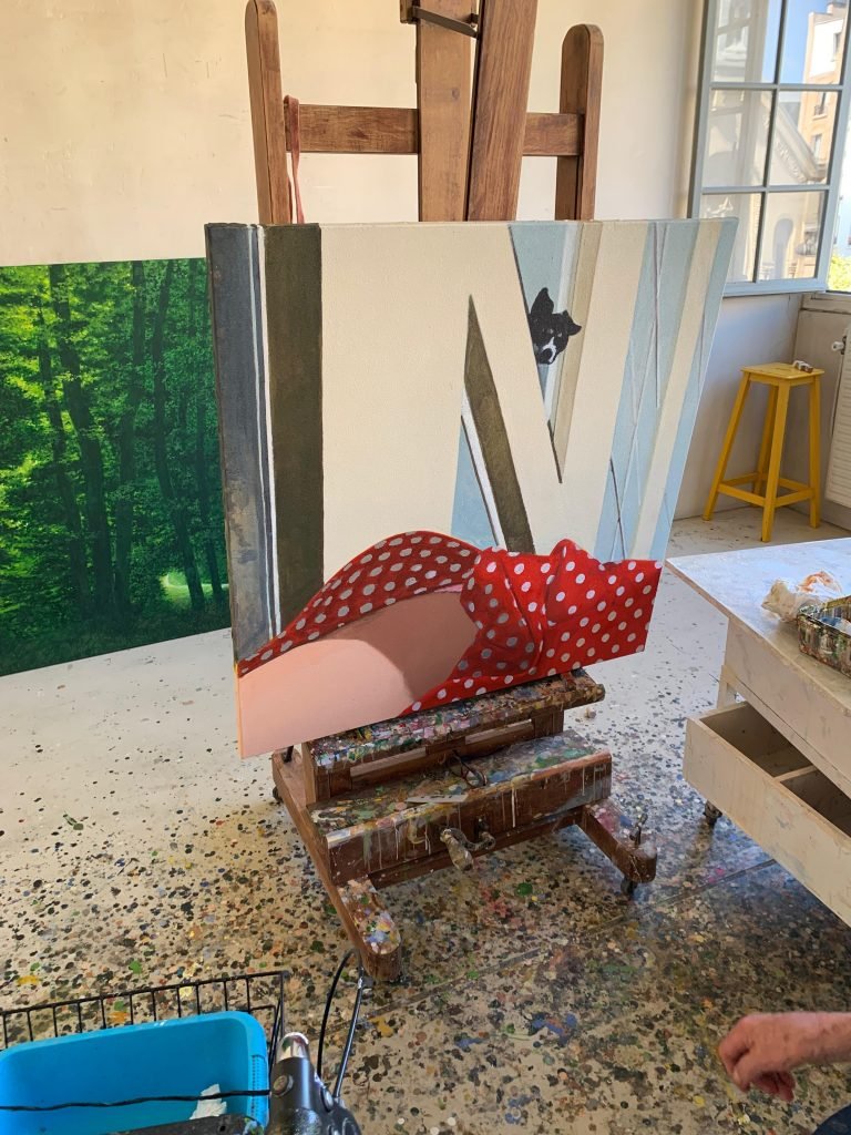 Gérard Schlosser's studio